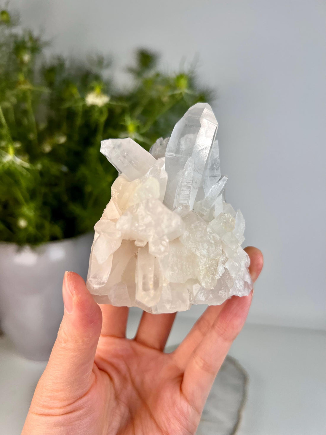 Grade A Natural Self-Healed Quartz Cluster from Diamantina, Brazil | QL06, 208g
