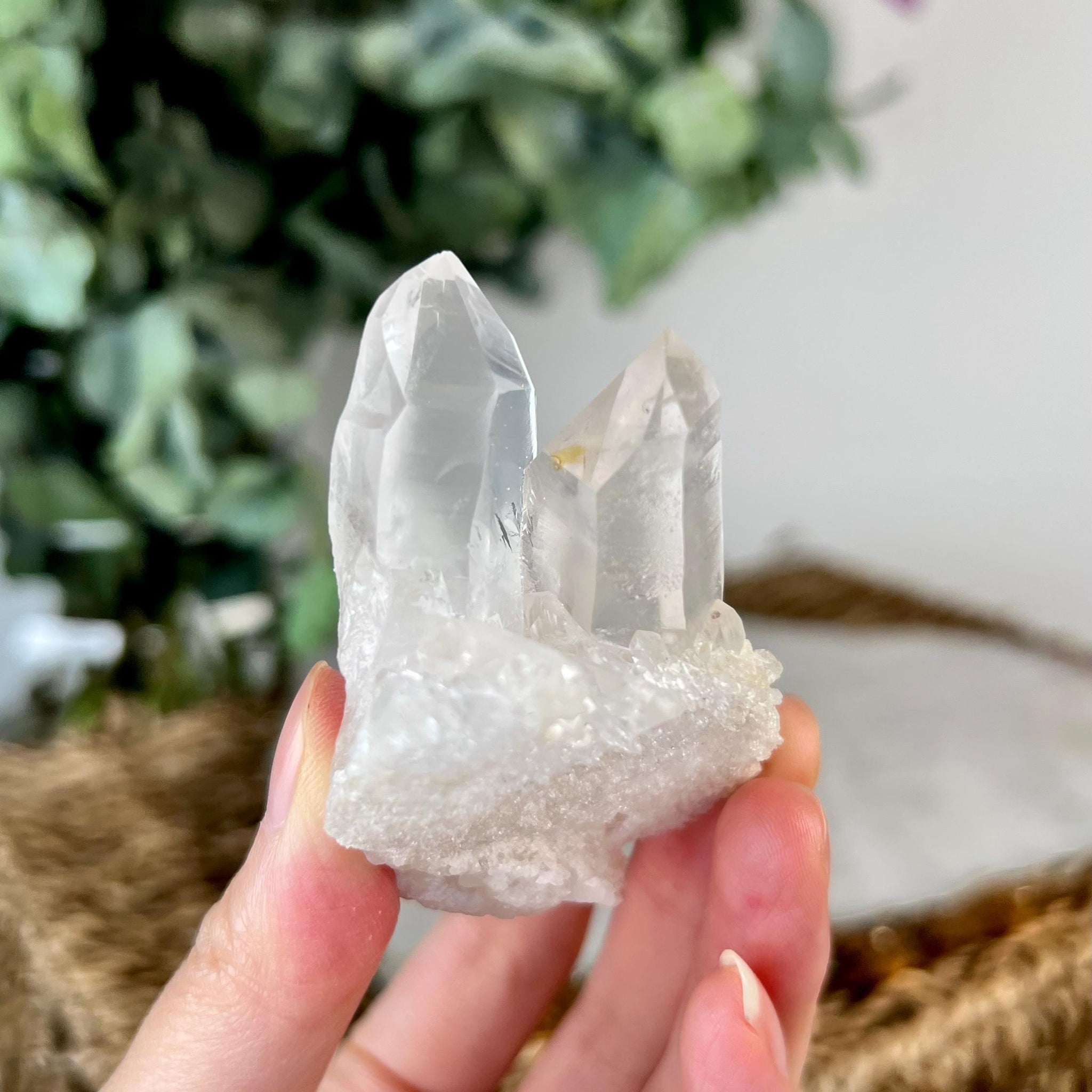 Grade A+ Natural Clear Quartz Cluster from Diamantina, 73g, CC14