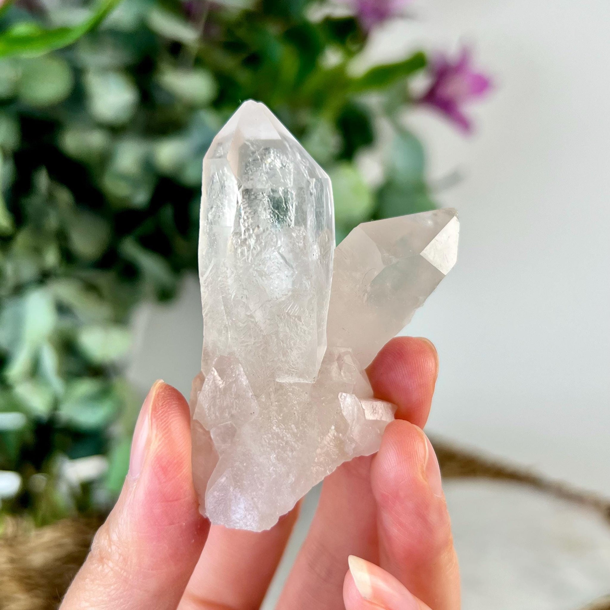 Grade A Natural Clear Quartz Cluster from Diamantina, 83g, CC20