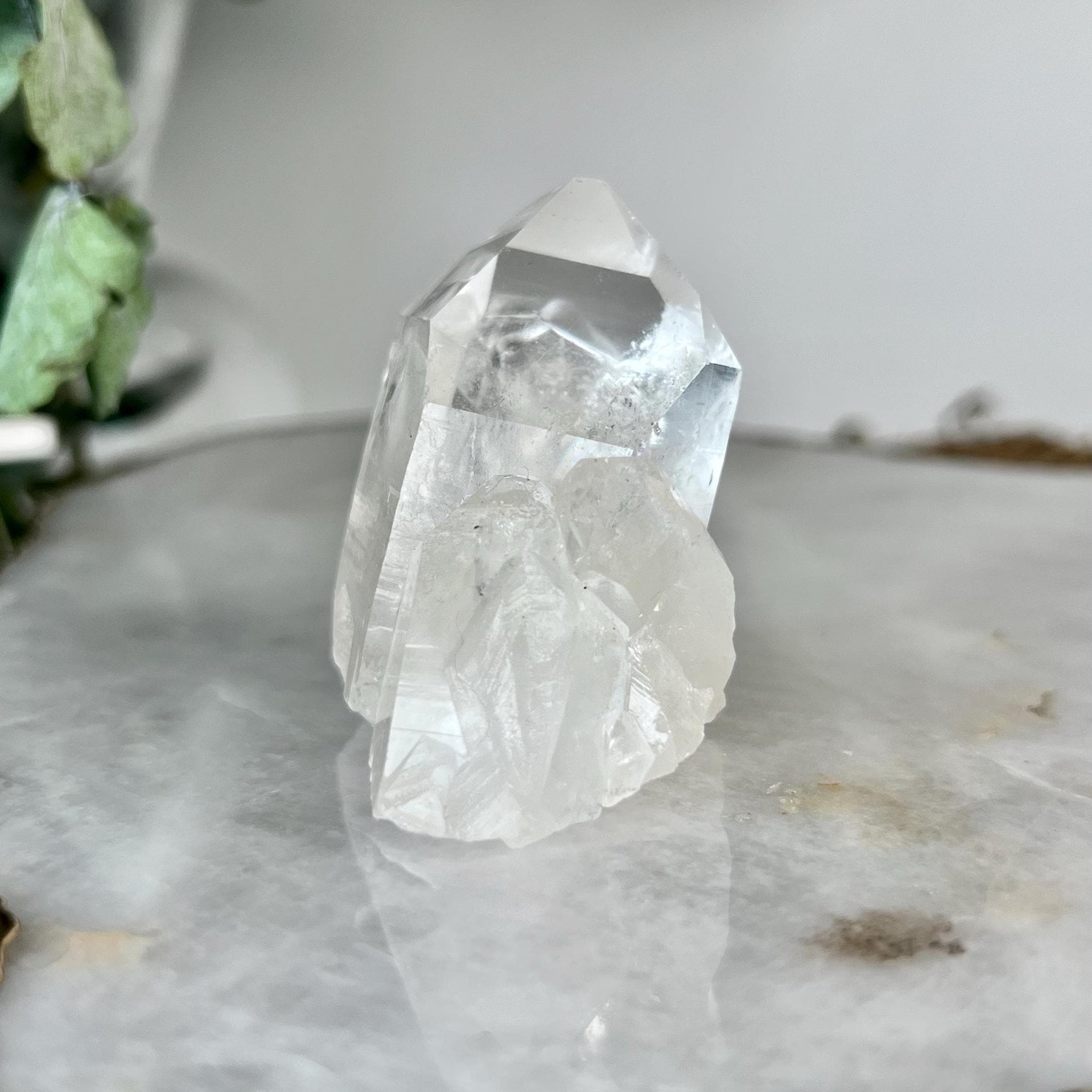 Grade A Natural Clear Quartz Cluster from Diamantina, 83g, CC20