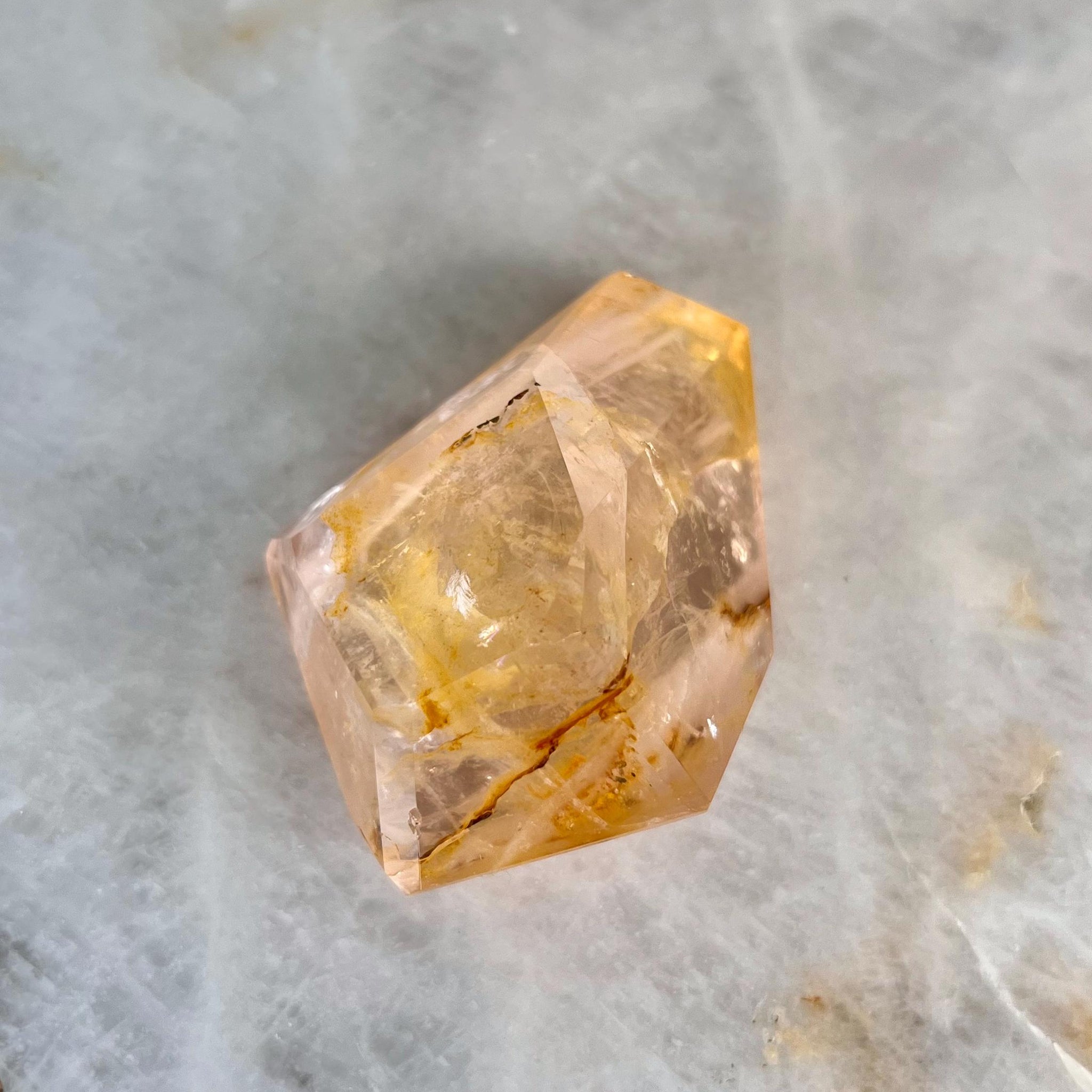 Grade AAA Golden Healer Rose Quartz Freeform - A Celestial Beacon of Love and Healing, GRC94, 89g