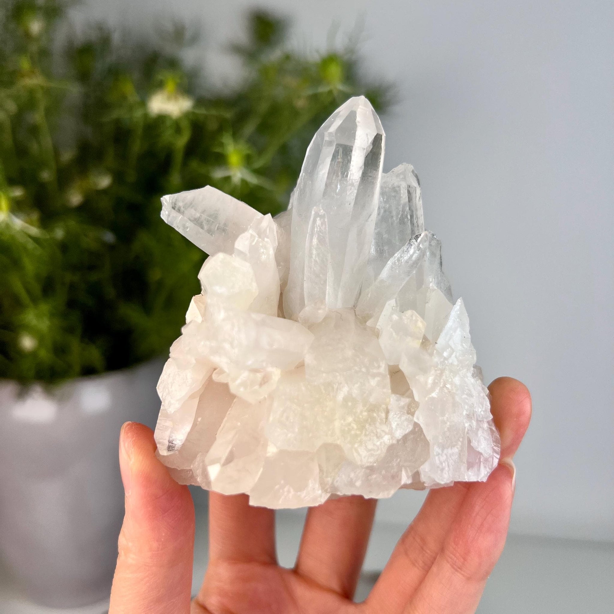 Grade A Natural Self-Healed Quartz Cluster from Diamantina, Brazil | QL06, 208g