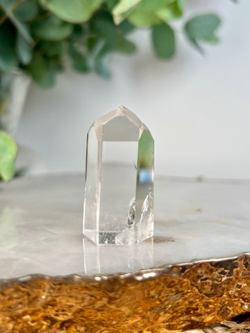 Grade AA+ Clear Quartz Towers from Diamantina, Brazil | Ethically Sourced for Flood Relief | Minor Polish Imperfections 04-28g