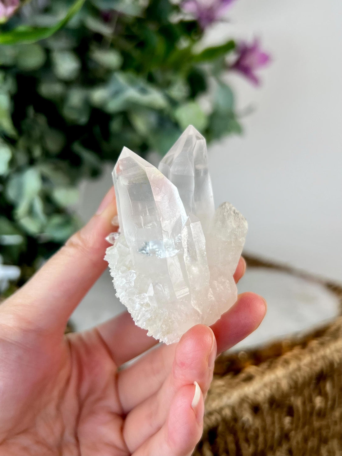 Grade A+ Natural Clear Quartz Cluster from Diamantina, 73g, CC14