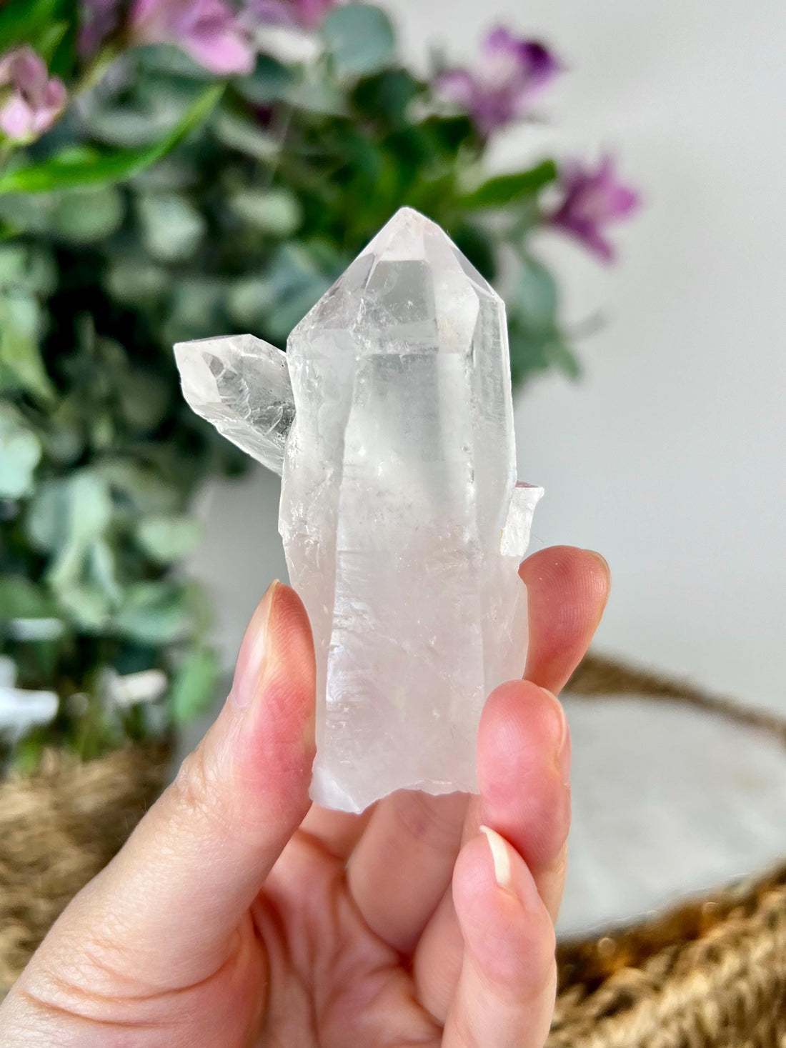Grade A Natural Clear Quartz Cluster from Diamantina, 83g, CC15