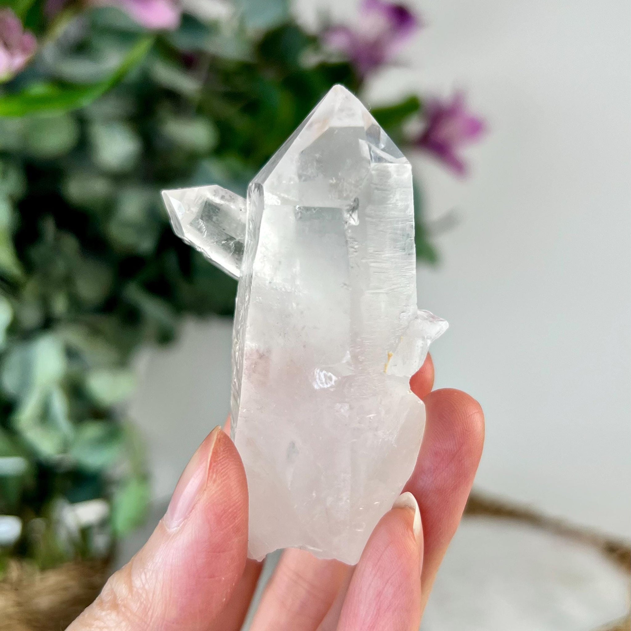 Grade A Natural Clear Quartz Cluster from Diamantina, 83g, CC15