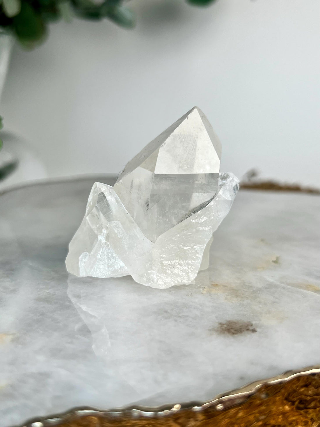 Grade A Natural Clear Quartz Cluster from Diamantina, 83g, CC20