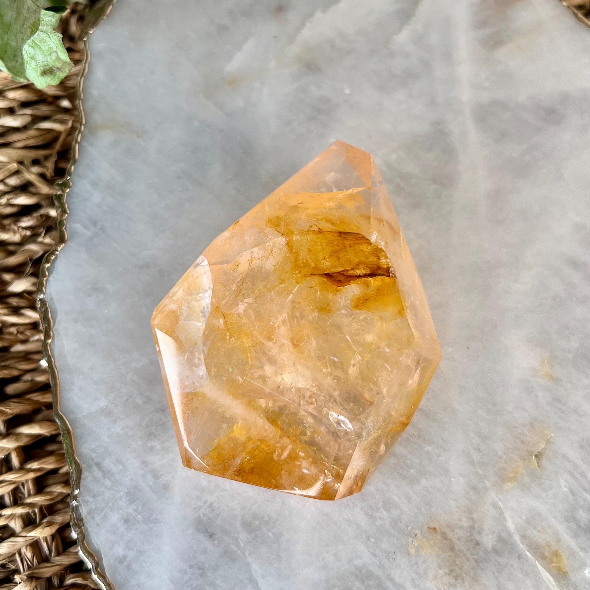 Grade AAA Golden Healer Rose Quartz Freeform - A Celestial Beacon of Love and Healing, GRC85, 126g