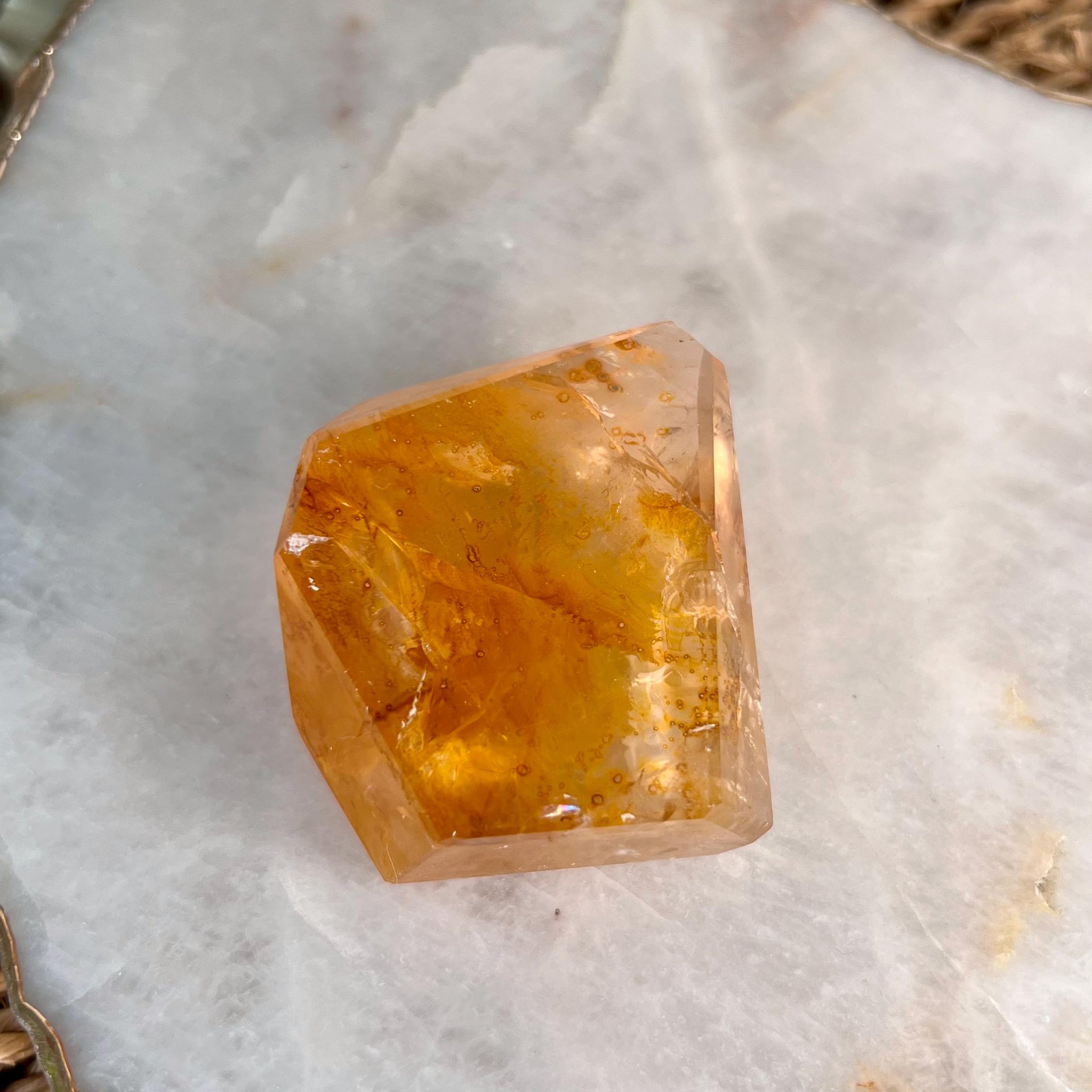 Grade AAA Golden Healer Rose Quartz Freeform - A Celestial Beacon of Love and Healing, GRC95, 112g