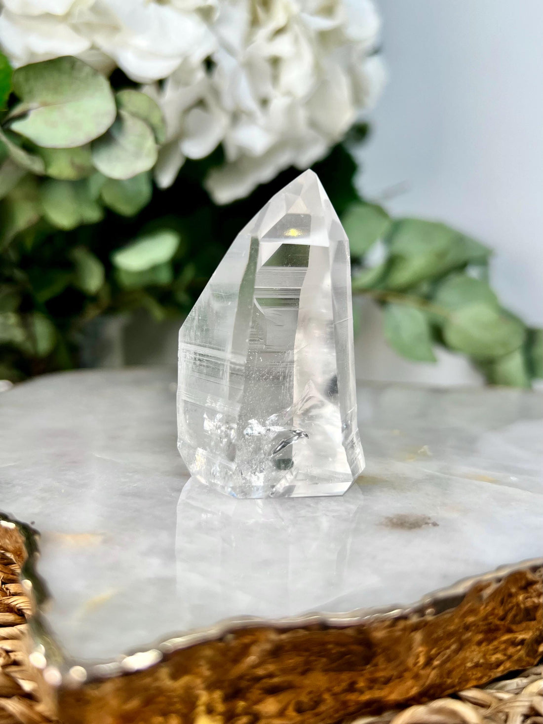 Grade AAA Blue Needle Lemurian Tower  - Semi-polished, Top Quality, from Sento Se Bahia LTC79, 96g