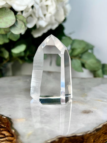 Grade AAA Blue Needle Lemurian Tower  - Semi-polished, Top Quality, from Sento Se Bahia LTC77, 133g
