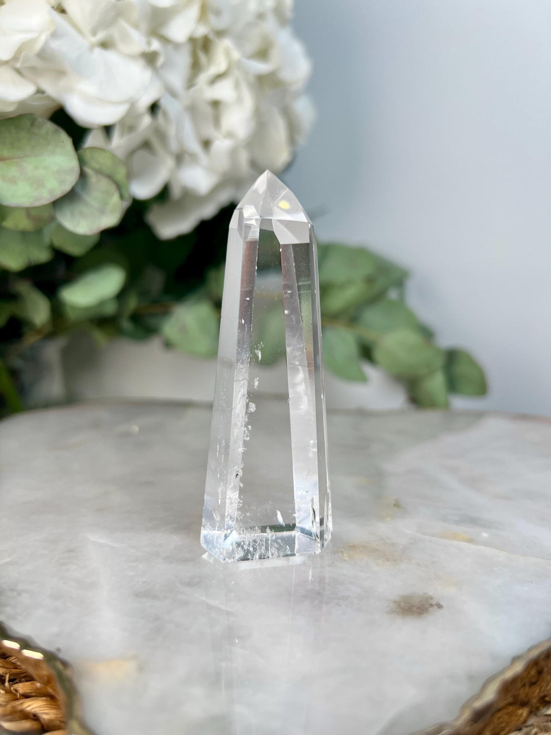 Grade AAA Blue Needle Lemurian Tower  - Semi-polished, Top Quality, from Sento Se Bahia LTC78, 67g