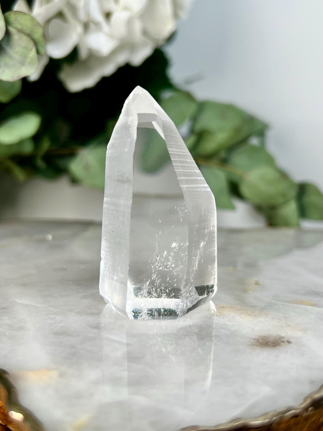 Grade AAA Blue Needle Lemurian Tower- Semi-polished, Top Quality, from Sento Se Bahia BLT03, 74g