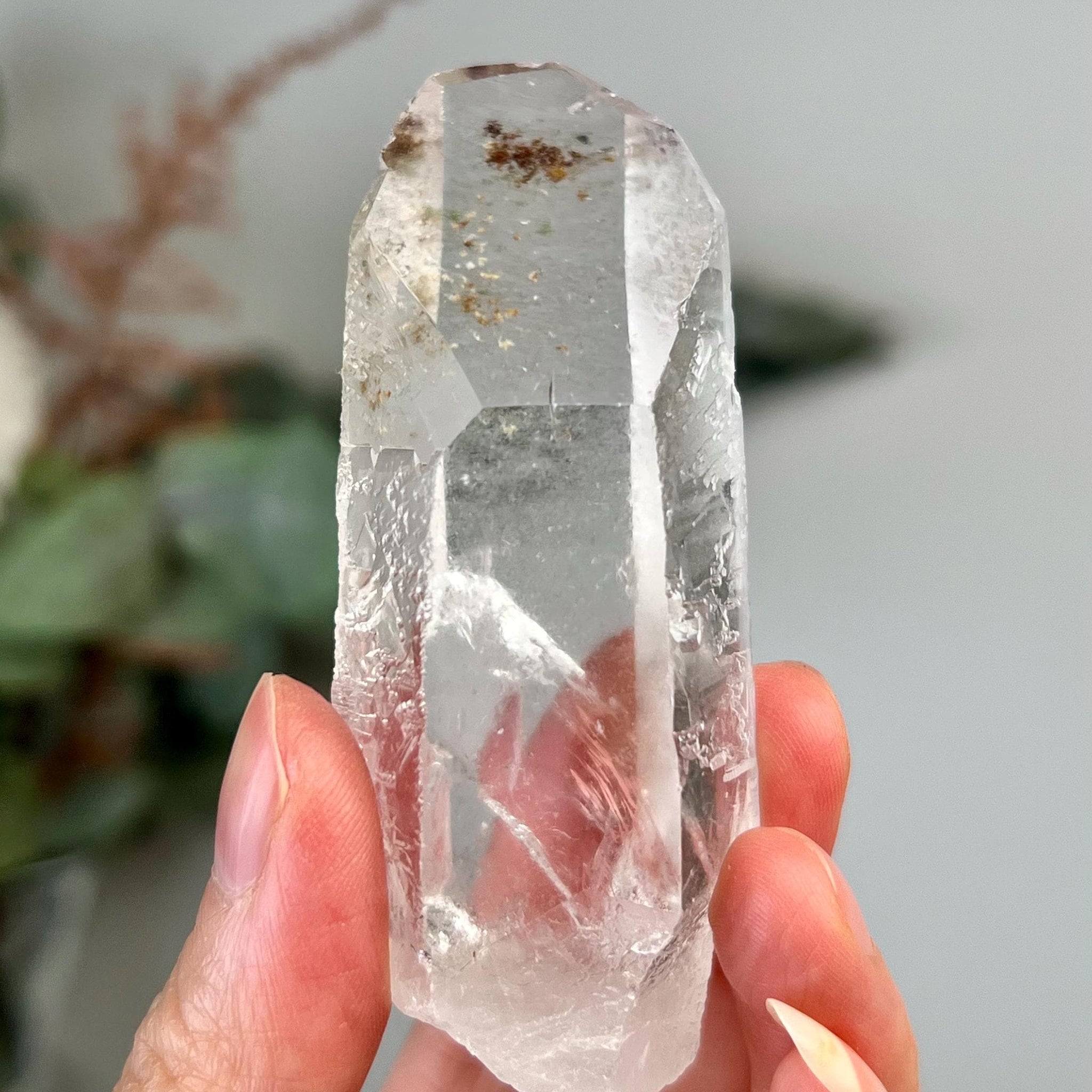 Grade A+ Starbrary Quartz with Chlorite – Unique Glyphs,Record Keepers, Galactic Wisdom, from Tomás Gonzaga,Minas Gerais,Brazil RQG49, 88g