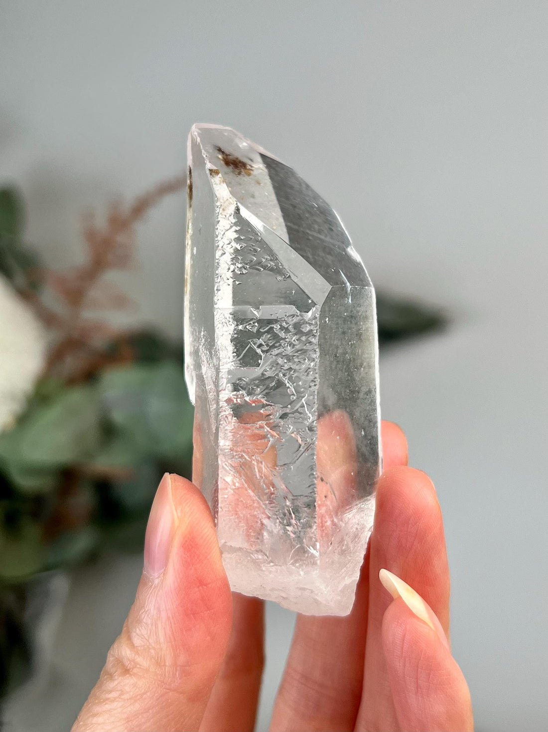 Grade A+ Starbrary Quartz with Chlorite – Unique Glyphs,Record Keepers, Galactic Wisdom, from Tomás Gonzaga,Minas Gerais,Brazil RQG49, 88g