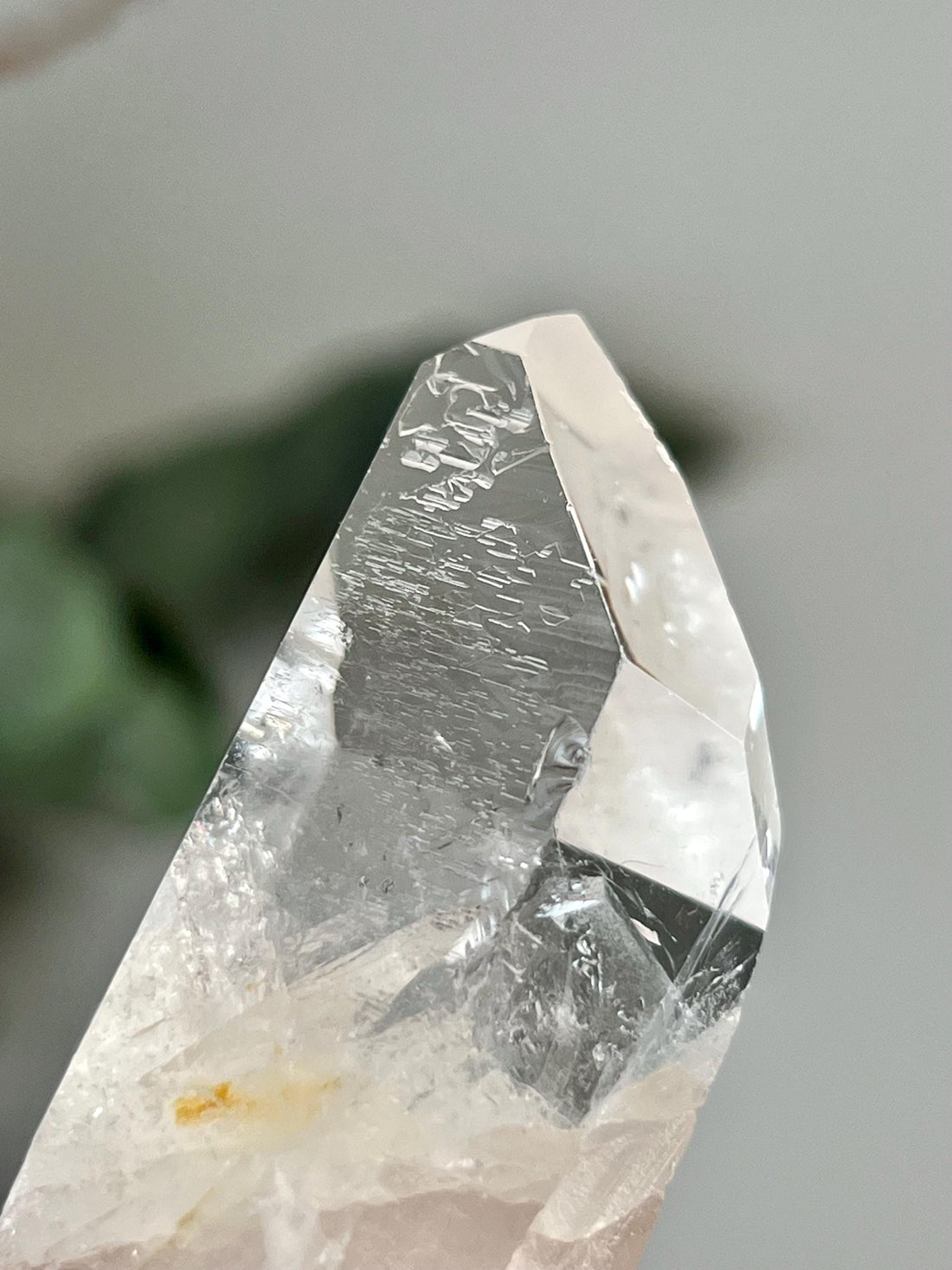 Grade A+ Starbrary Quartz With Rainbow and Hematoid – Unique Glyphs, Galactic Wisdom, from Tomás Gonzaga, Minas Gerais, Brazil RQG57, 72g
