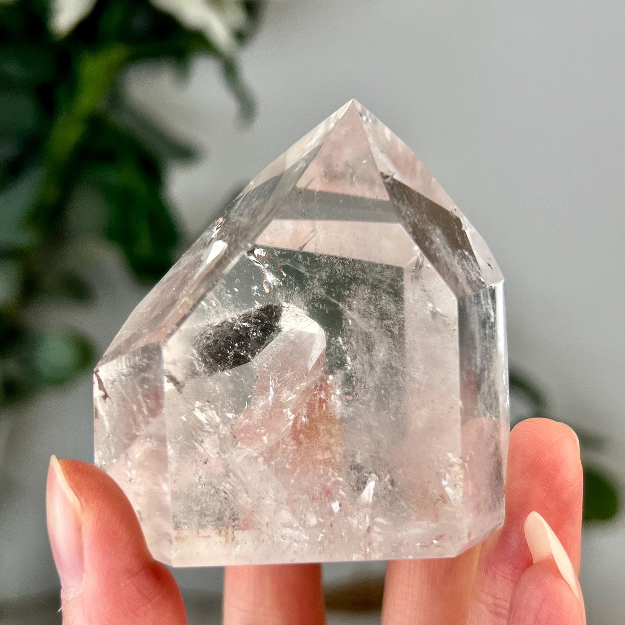 Grade A+ Natural Manifestation (Penetration) Quartz Tower with Iron | Corinto Minas Gerais Brazil | Energetically Activated MC03, 166g