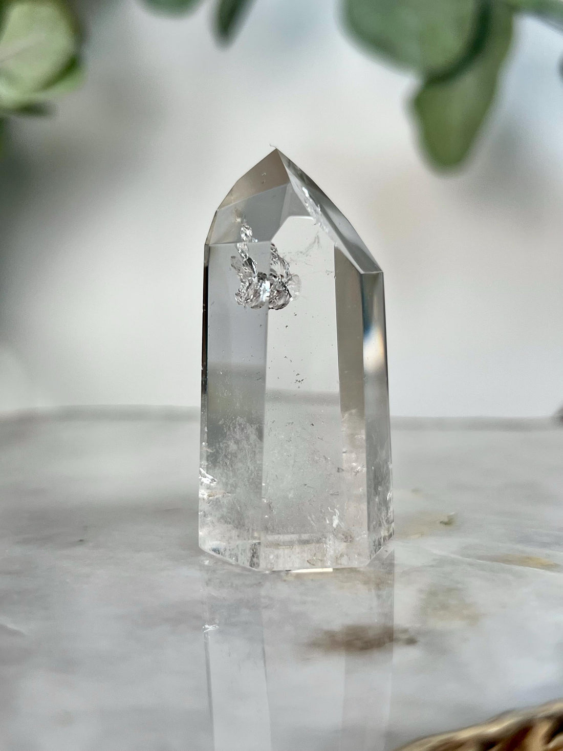Grade AA Natural Manifestation (Penetration) Quartz Tower | Corinto Minas Gerais Brazil | Energetically Activated MC14, 40g