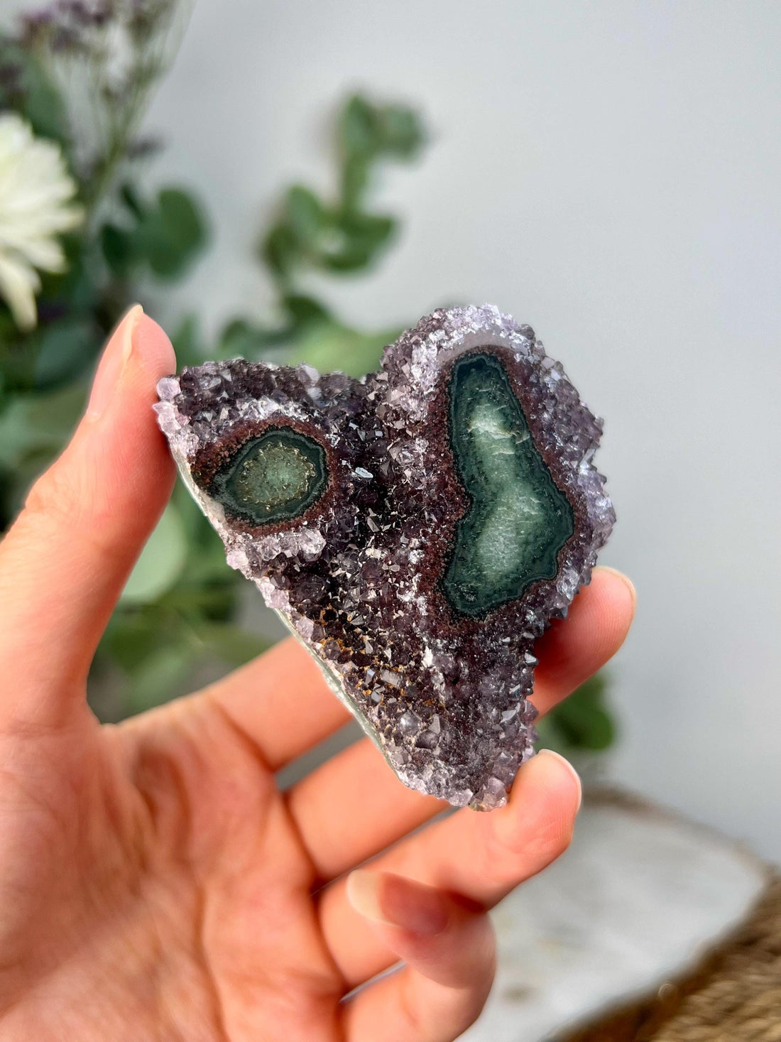 Grade A Natural Uruguay Amethyst Stalactite  – Unique Formation, High-Energy Healing Crystal - US131, 95g