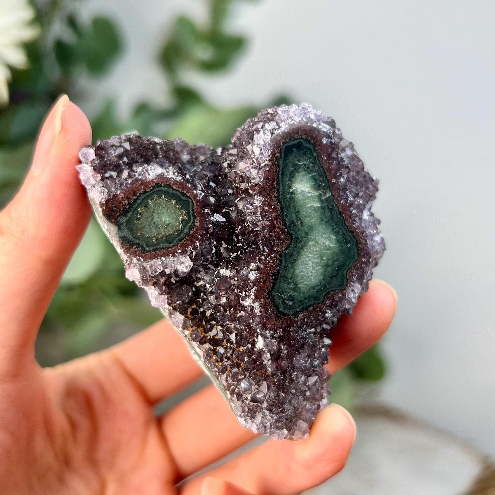 Grade A Natural Uruguay Amethyst Stalactite  – Unique Formation, High-Energy Healing Crystal - US131, 95g