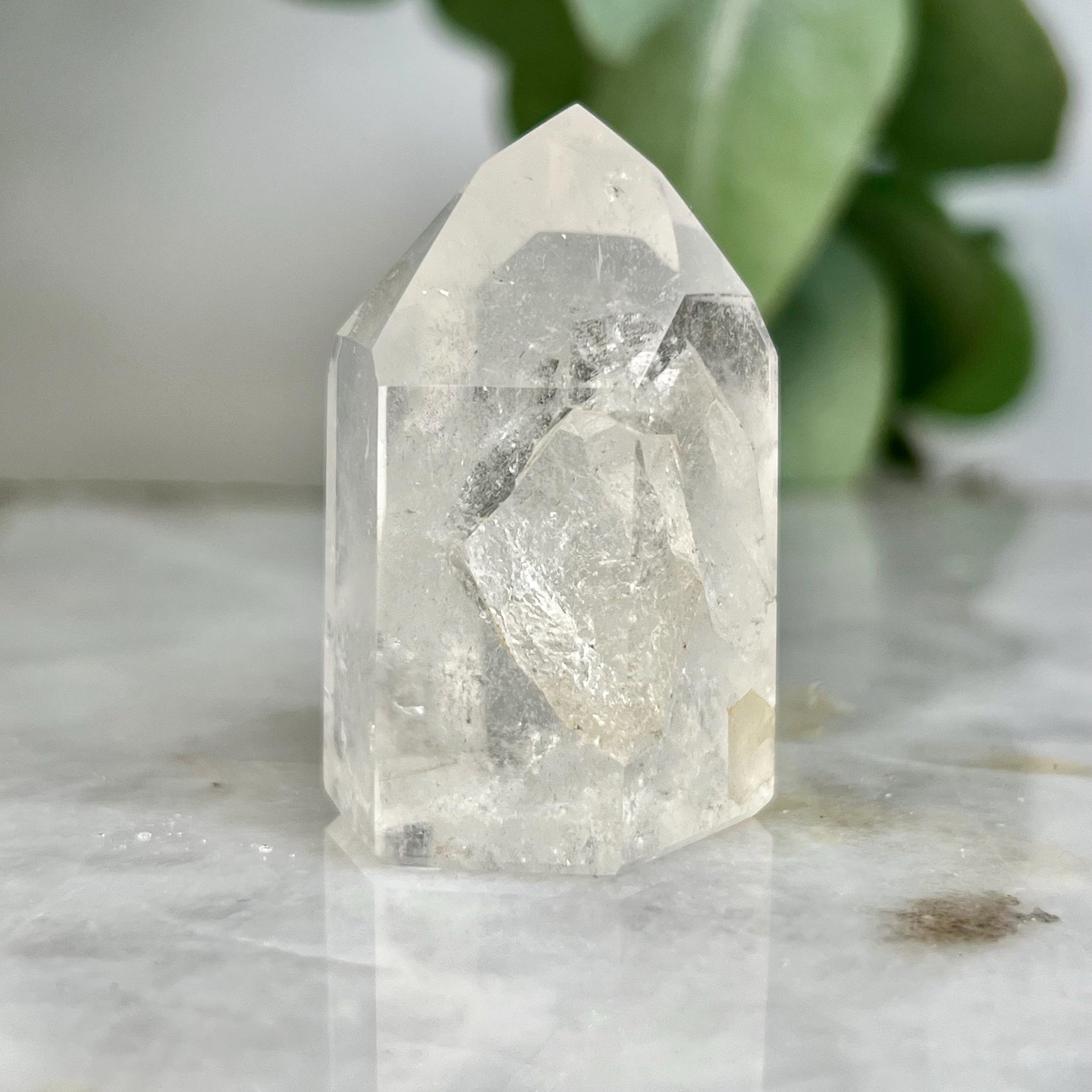 Grade A Natural Manifestation (Penetration) Quartz Tower with Iron | Corinto Minas Gerais Brazil | Energetically Activated MC15, 50g