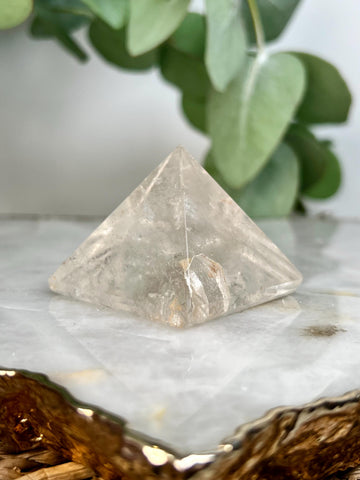 Grade A Natural Manifestation (Penetration) Quartz Pyrimid with Iron | Corinto Minas Gerais Brazil | Energetically Activated MC17, 89g