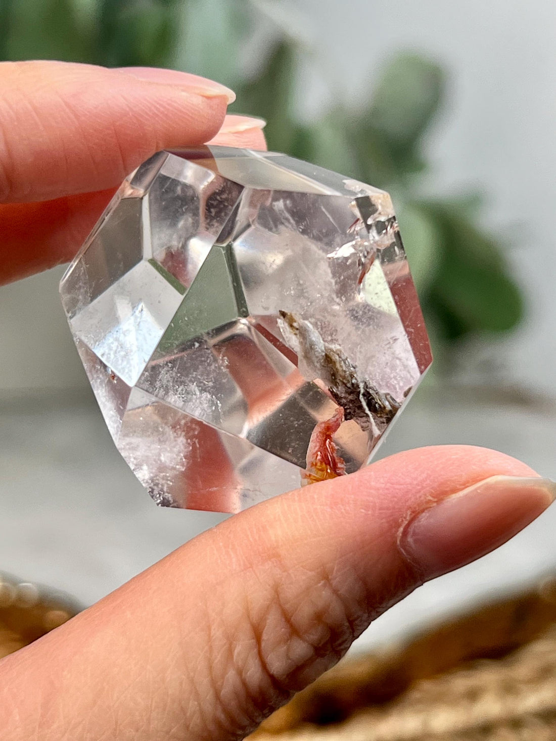 Grade AA+ Natural Manifestation (Penetration) Quartz Freeform with Hematite and Lodolite | Corinto Minas Gerais Brazil MC19, 38g