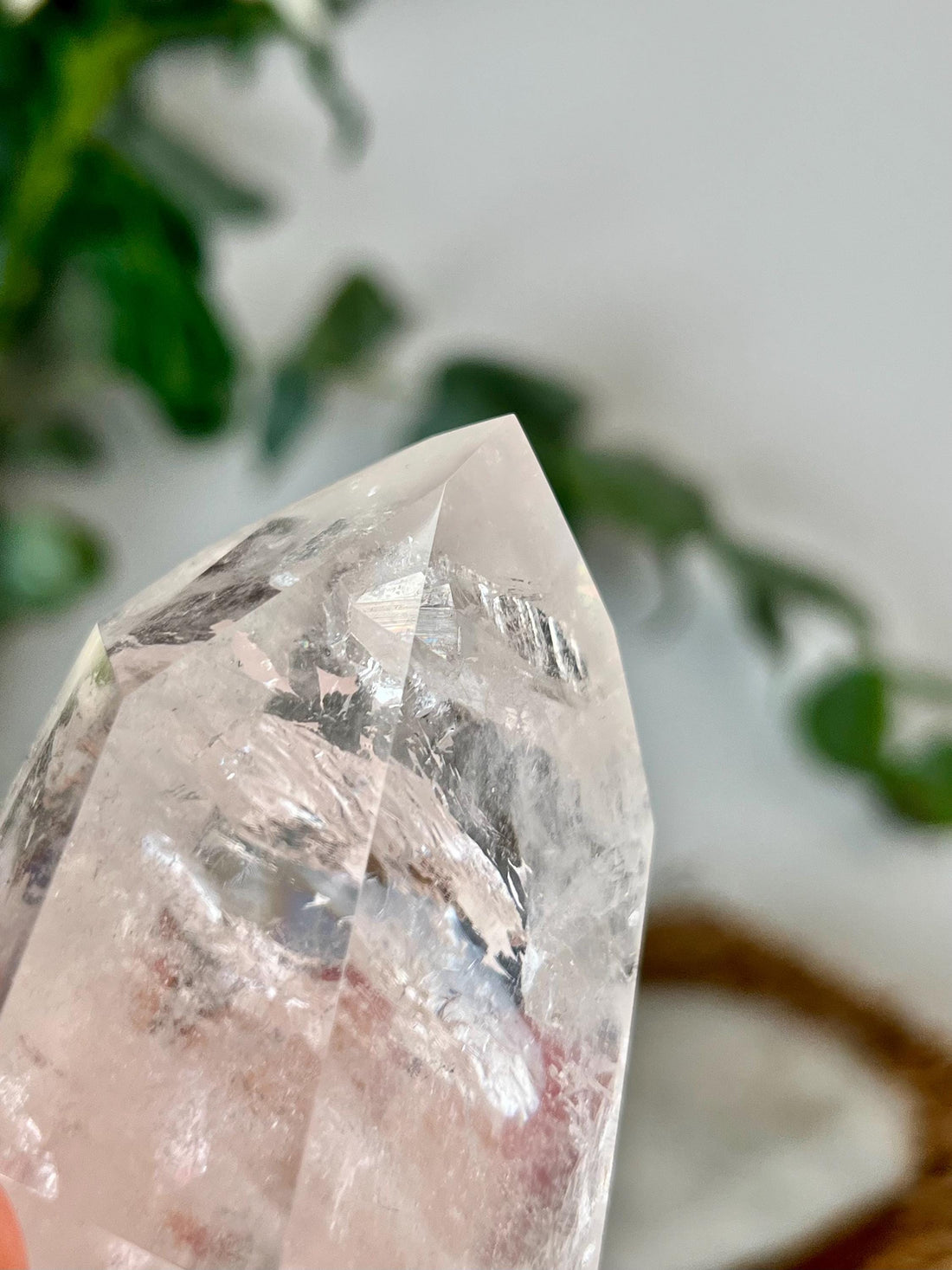 Grade A Natural Manifestation (Penetration) Quartz Tower with Iron | Corinto Minas Gerais Brazil | Energetically Activated MC02, 121g