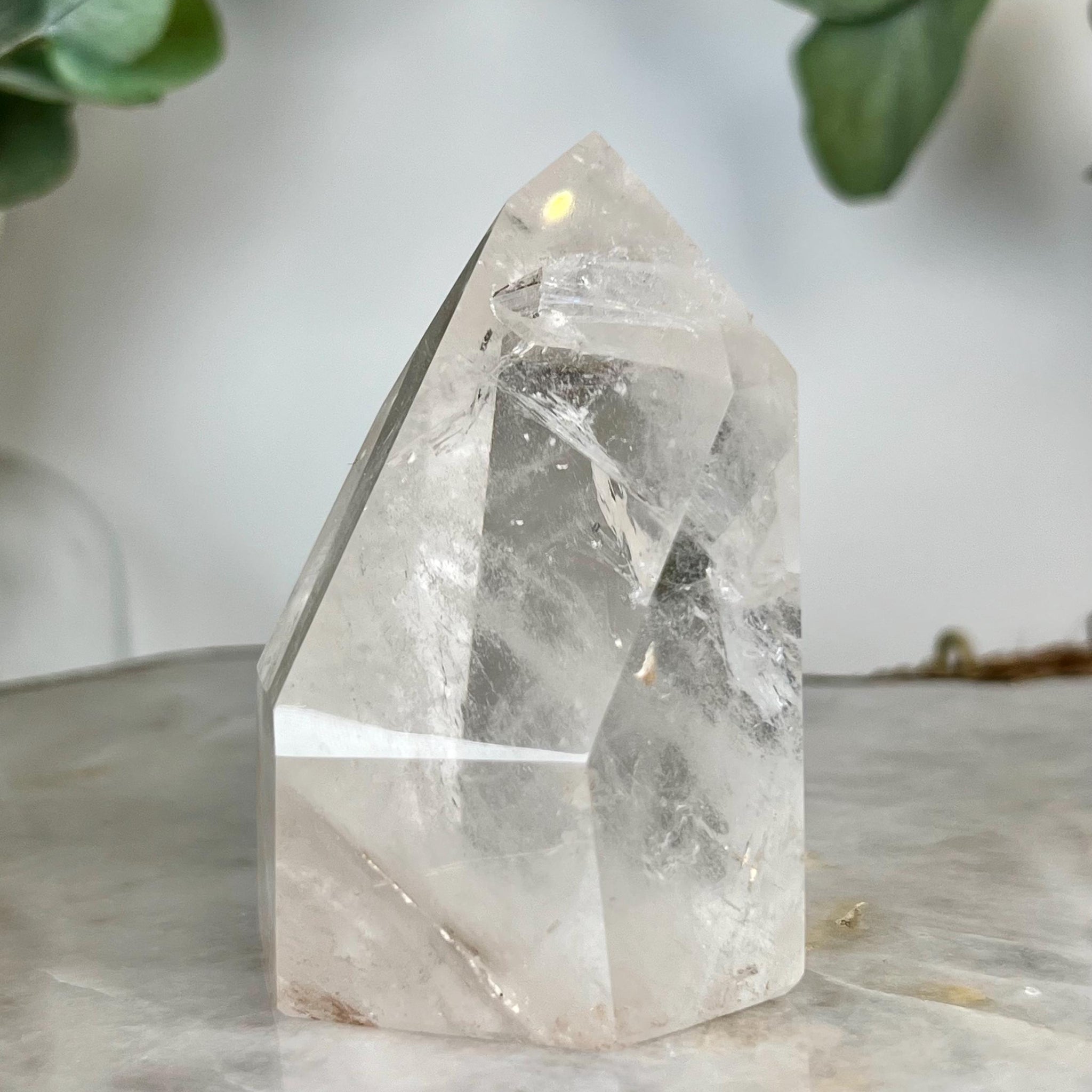 Grade A Natural Manifestation (Penetration) Quartz Tower with Iron | Corinto Minas Gerais Brazil | Energetically Activated MC02, 121g