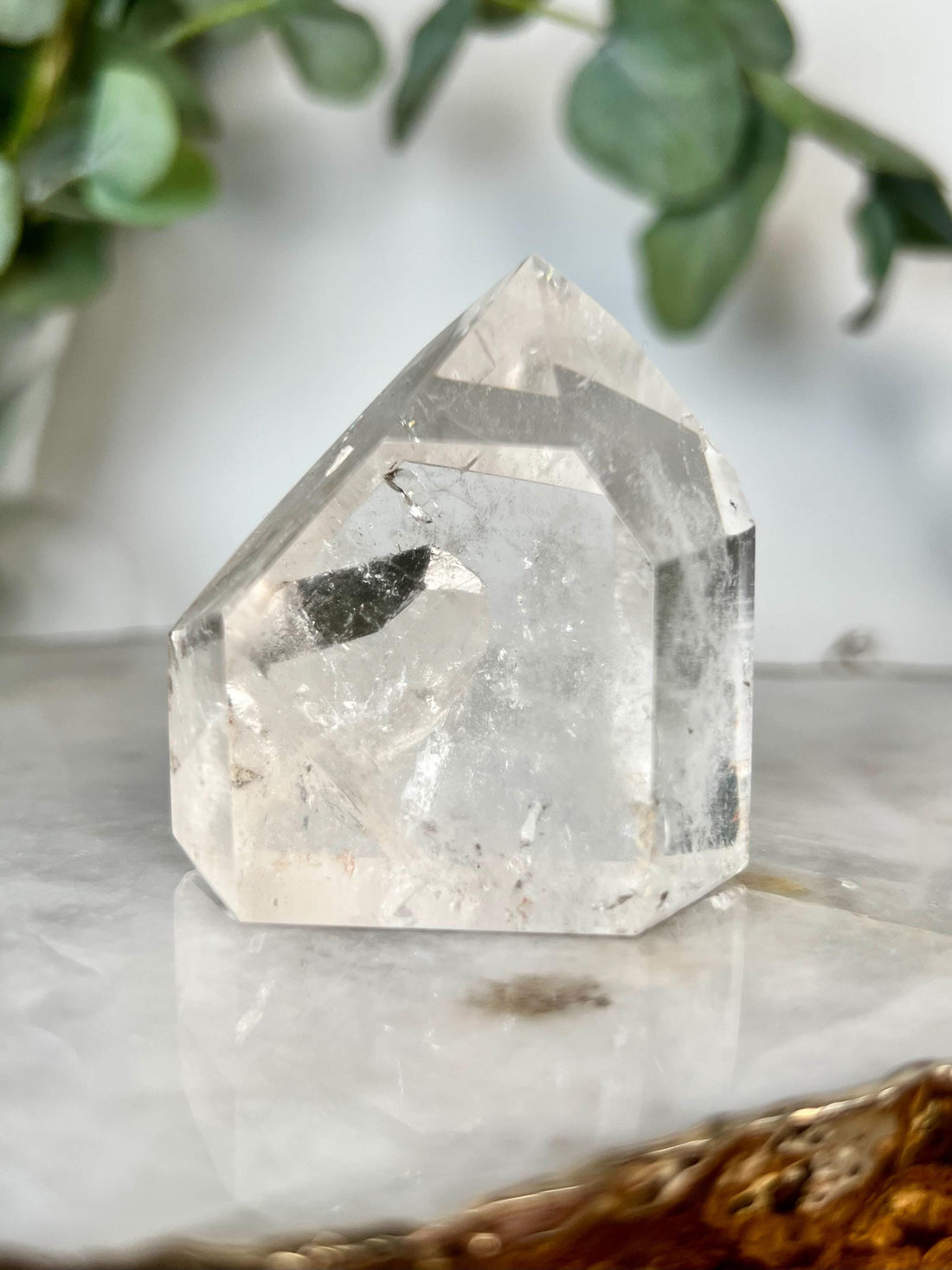Grade A+ Natural Manifestation (Penetration) Quartz Tower with Iron | Corinto Minas Gerais Brazil | Energetically Activated MC03, 166g