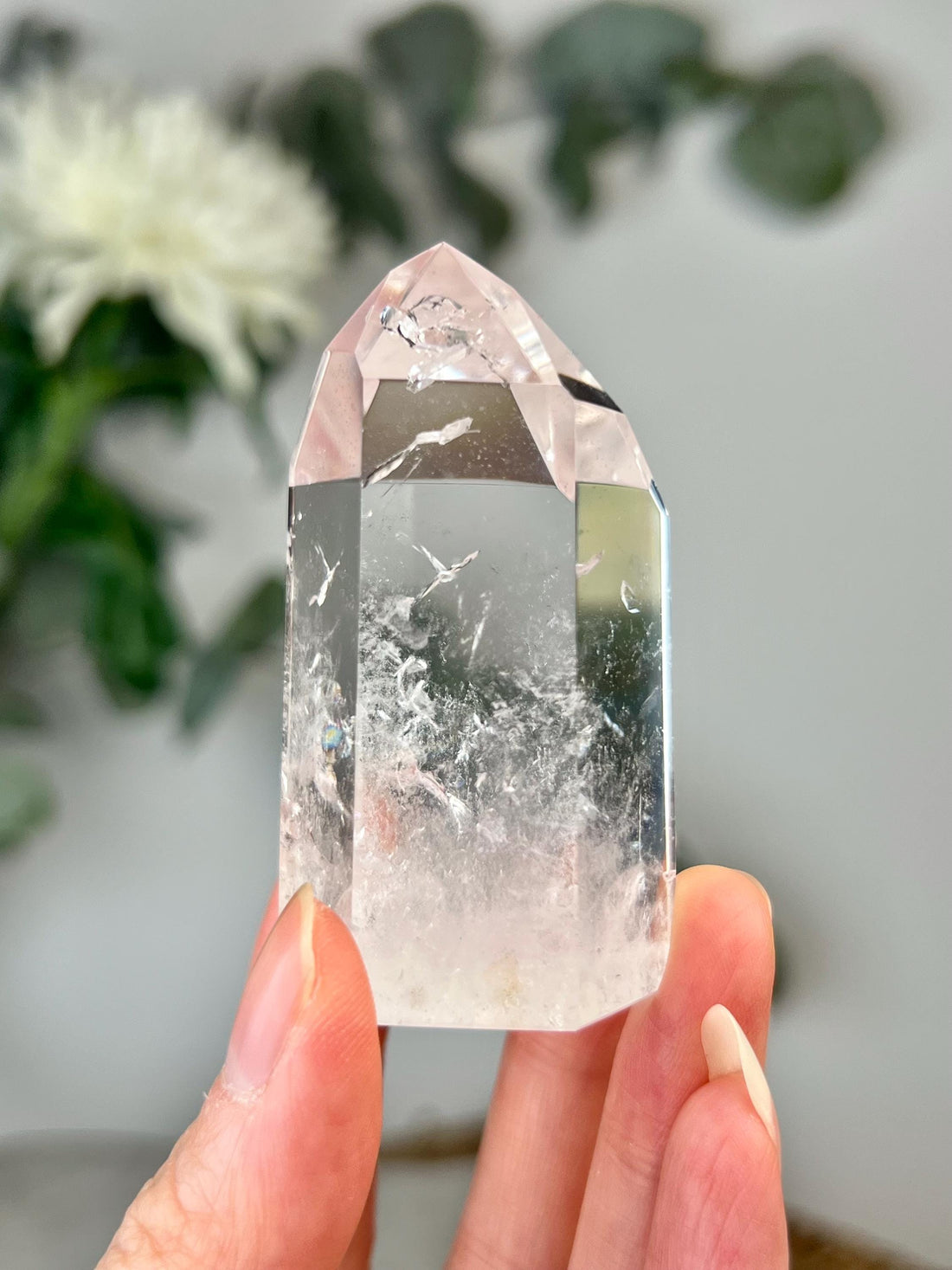 Grade A+ Natural Manifestation (Penetration) Quartz Tower | Corinto Minas Gerais Brazil | Energetically Activated MC06, 91g