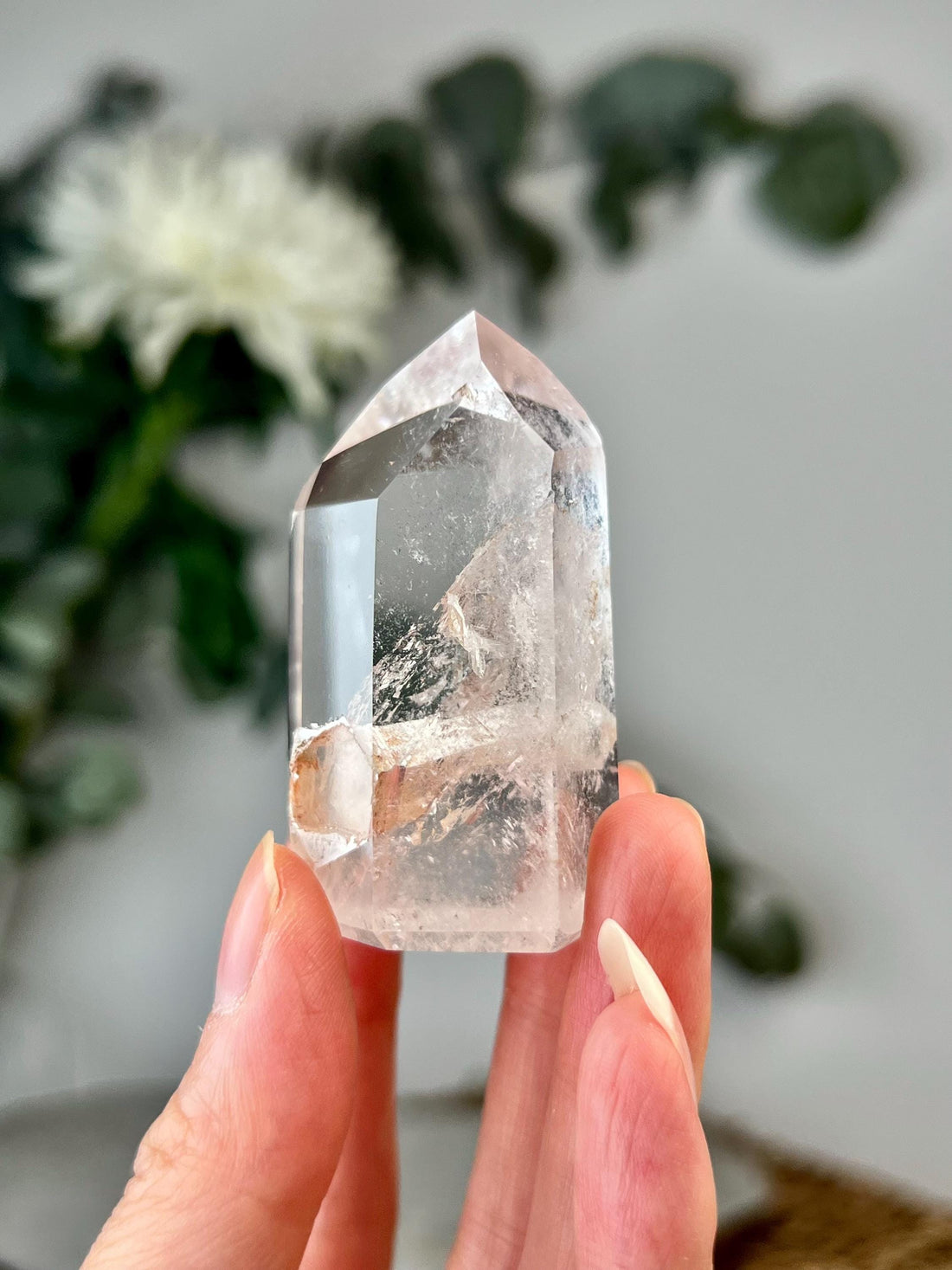 Grade A+ Natural Manifestation (Penetration) Quartz Tower with Iron | Corinto Minas Gerais Brazil | Energetically Activated MC07, 61g