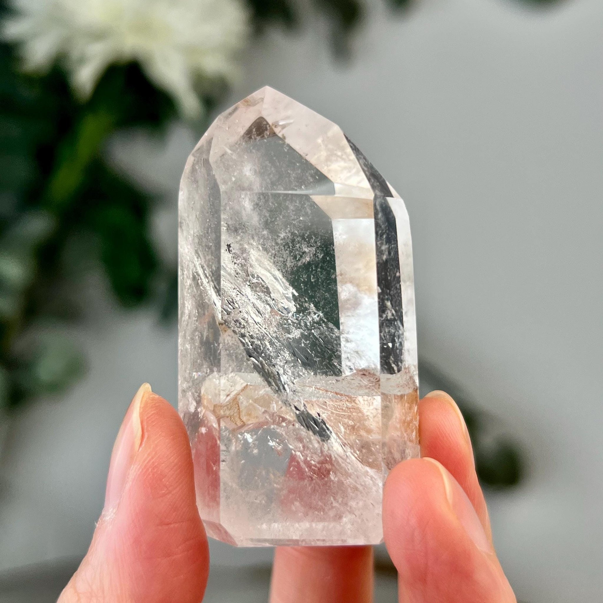 Grade A+ Natural Manifestation (Penetration) Quartz Tower with Iron | Corinto Minas Gerais Brazil | Energetically Activated MC07, 61g