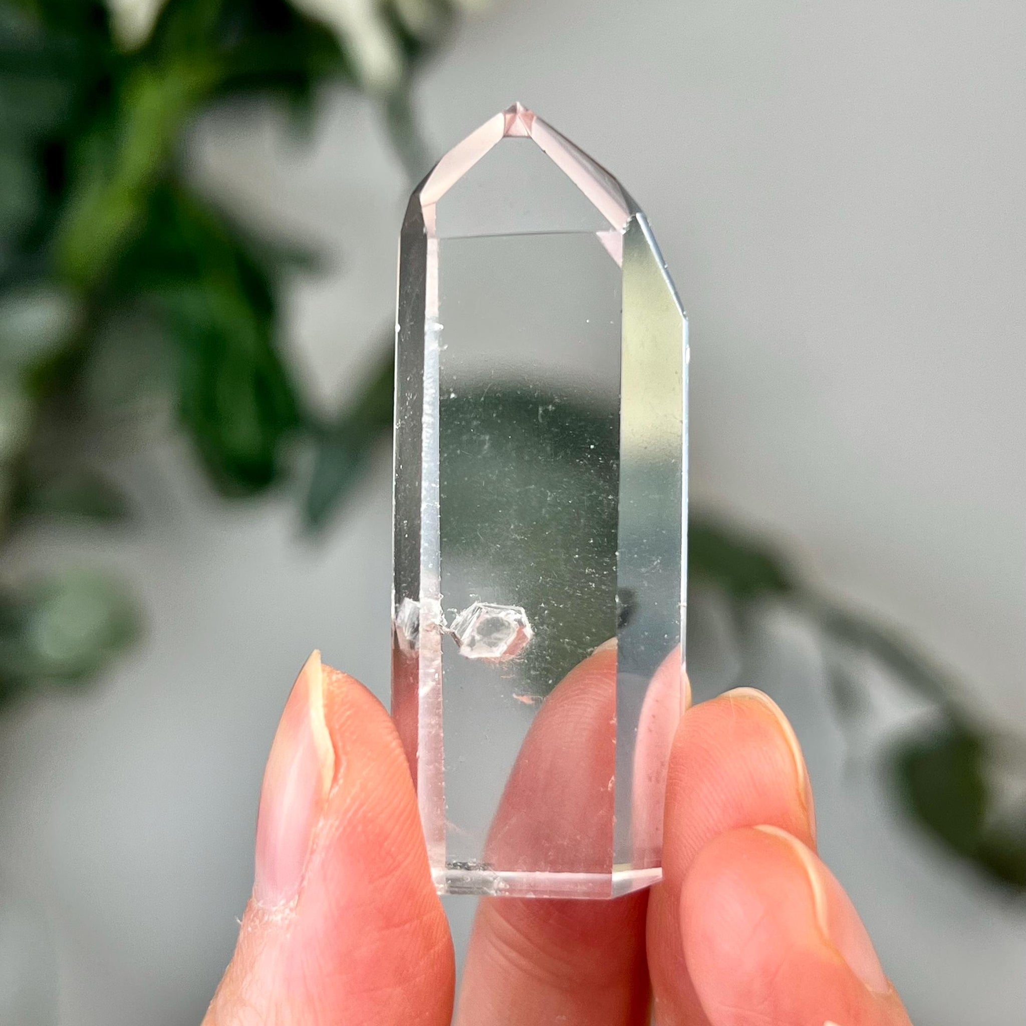 Grade AA Natural Manifestation (Penetration) Quartz Tower with Phantom | Corinto Minas Gerais Brazil | Energetically Activated MC08, 19g