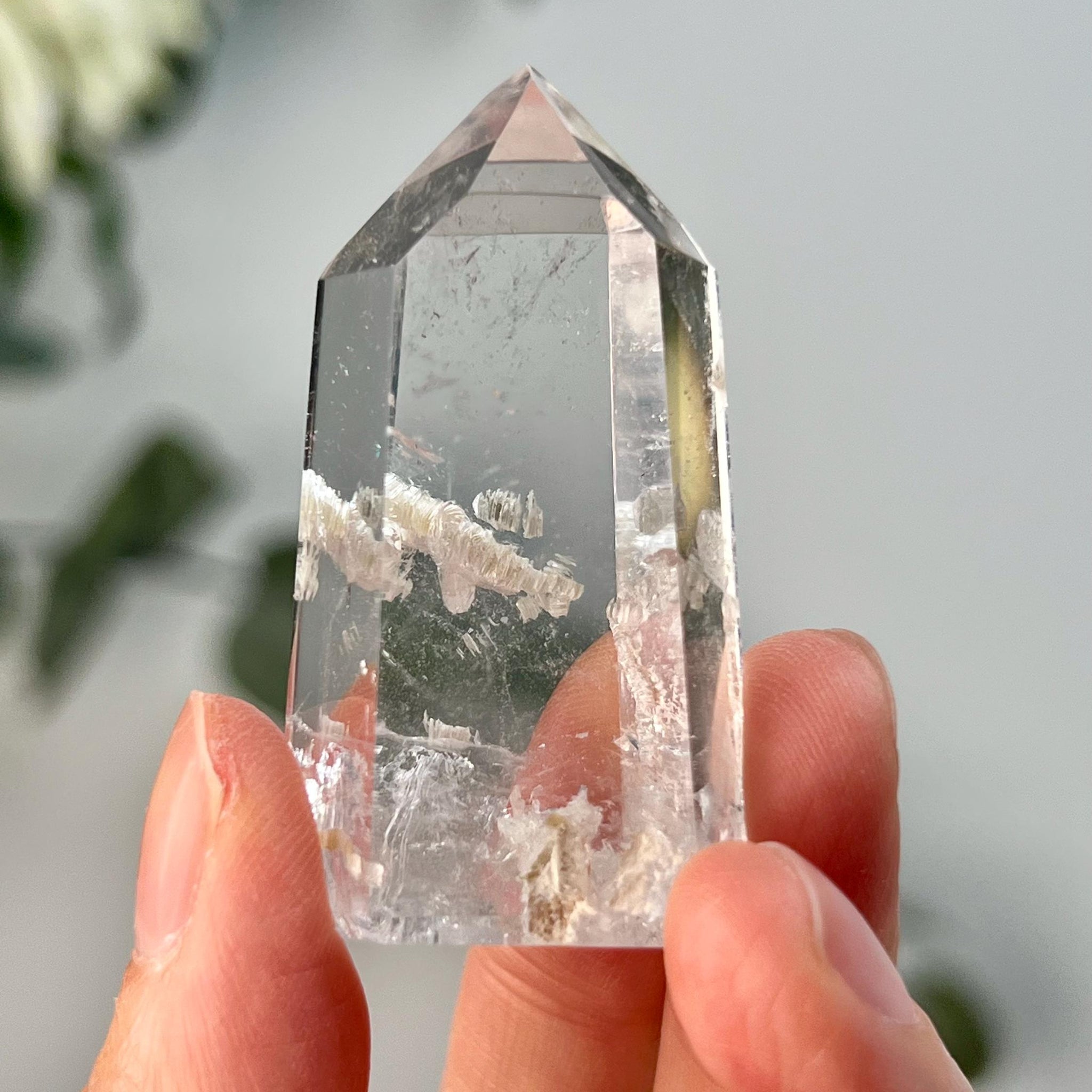 Grade AA Natural Manifestation (Penetration) Quartz Tower with Iron | Corinto Minas Gerais Brazil | Energetically Activated MC13, 36g