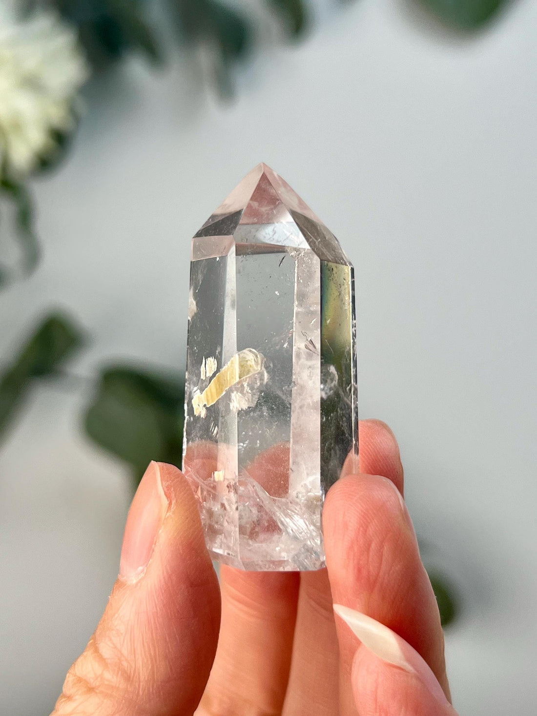 Grade AA Natural Manifestation (Penetration) Quartz Tower with Iron | Corinto Minas Gerais Brazil | Energetically Activated MC13, 36g