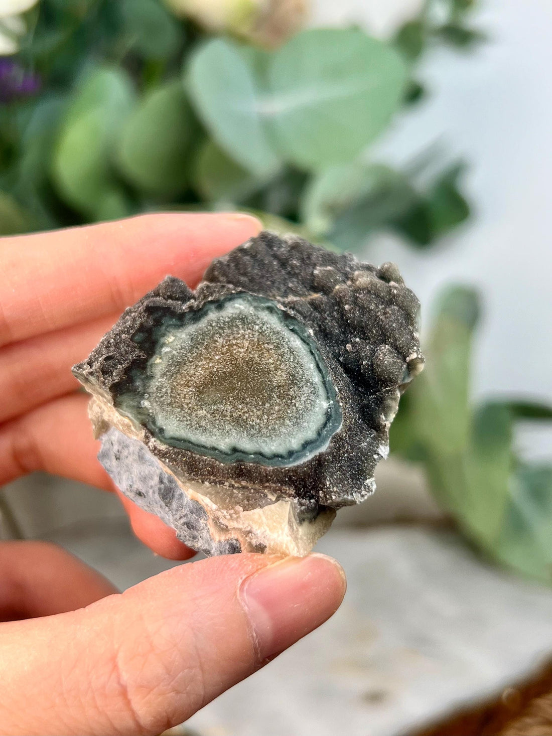 Grade A+ Natural Jasper Stalactite Druzy Crystal– Heart, Root, and Third Eye Chakra Healing, US128, 70g