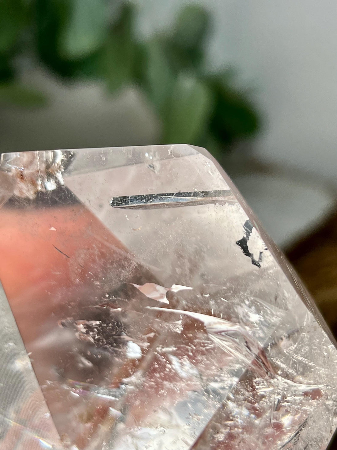 Grade AA Natural Manifestation (Penetration) Quartz Tower with Iron | Corinto Minas Gerais Brazil | Energetically Activated MC16, 394g