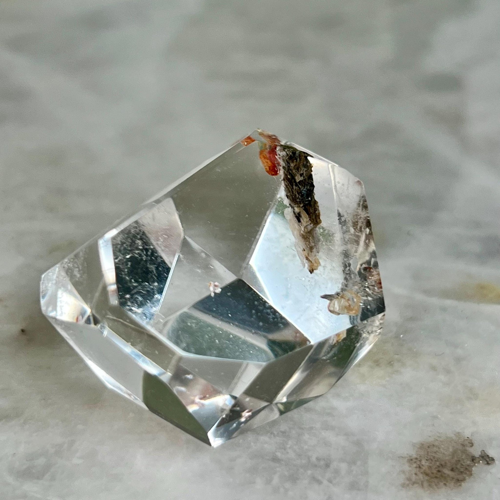 Grade AA+ Natural Manifestation (Penetration) Quartz Freeform with Hematite and Lodolite | Corinto Minas Gerais Brazil MC19, 38g