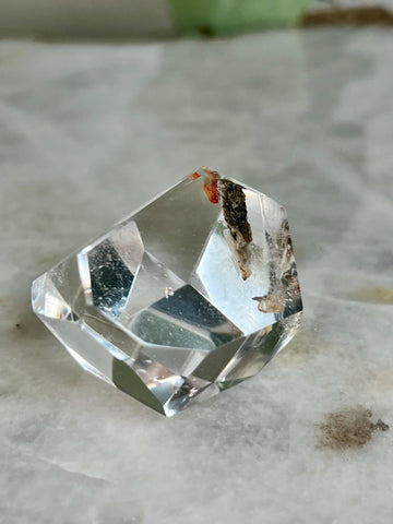 Grade AA+ Natural Manifestation (Penetration) Quartz Freeform with Hematite and Lodolite | Corinto Minas Gerais Brazil MC19, 38g