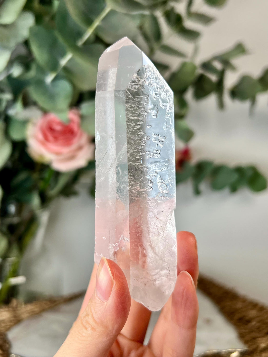 Grade AA Starbrary Quartz – Unique Glyphs, Record Keepers, and Galactic Wisdom, from Tomás Gonzaga, Minas Gerais, Brazil RQG92, 150g